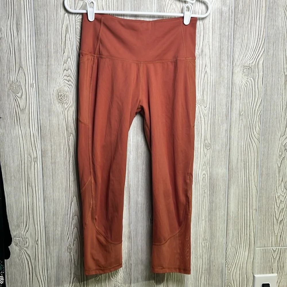 Women’s All In Motion Legging 3/4 Orange Size Medium